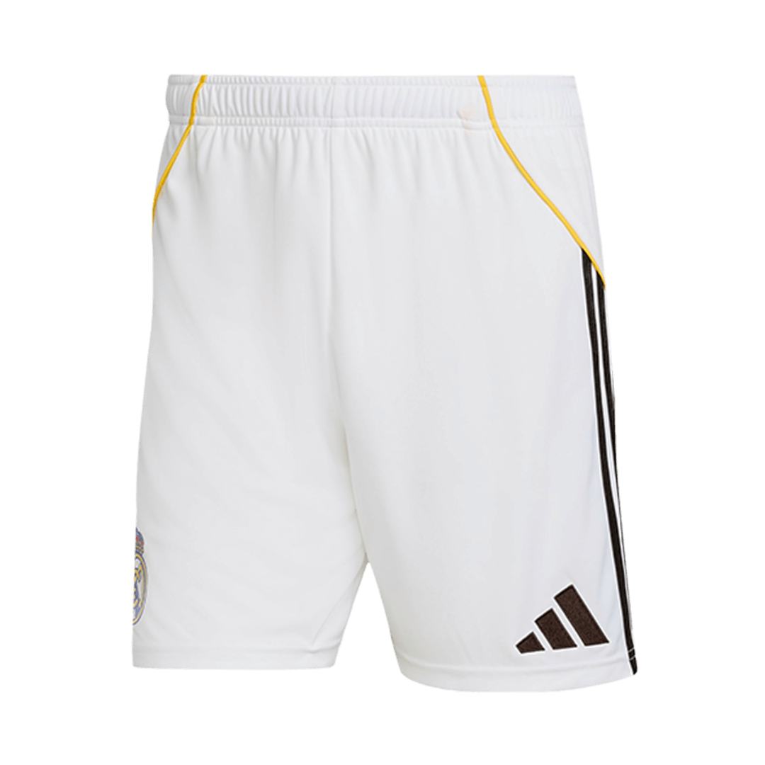 Real Madrid Home Soccer Jersey Kit(Jersey+Shorts+Socks) 2025/26 White