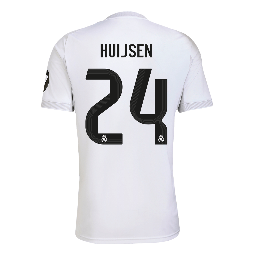 HUIJSEN #24 Real Madrid Home Soccer Jersey 2025/26 White