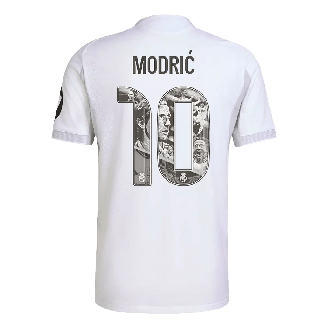 MODRIĆ Special #10 Authentic Real Madrid Home Soccer Jersey 2025/26 White