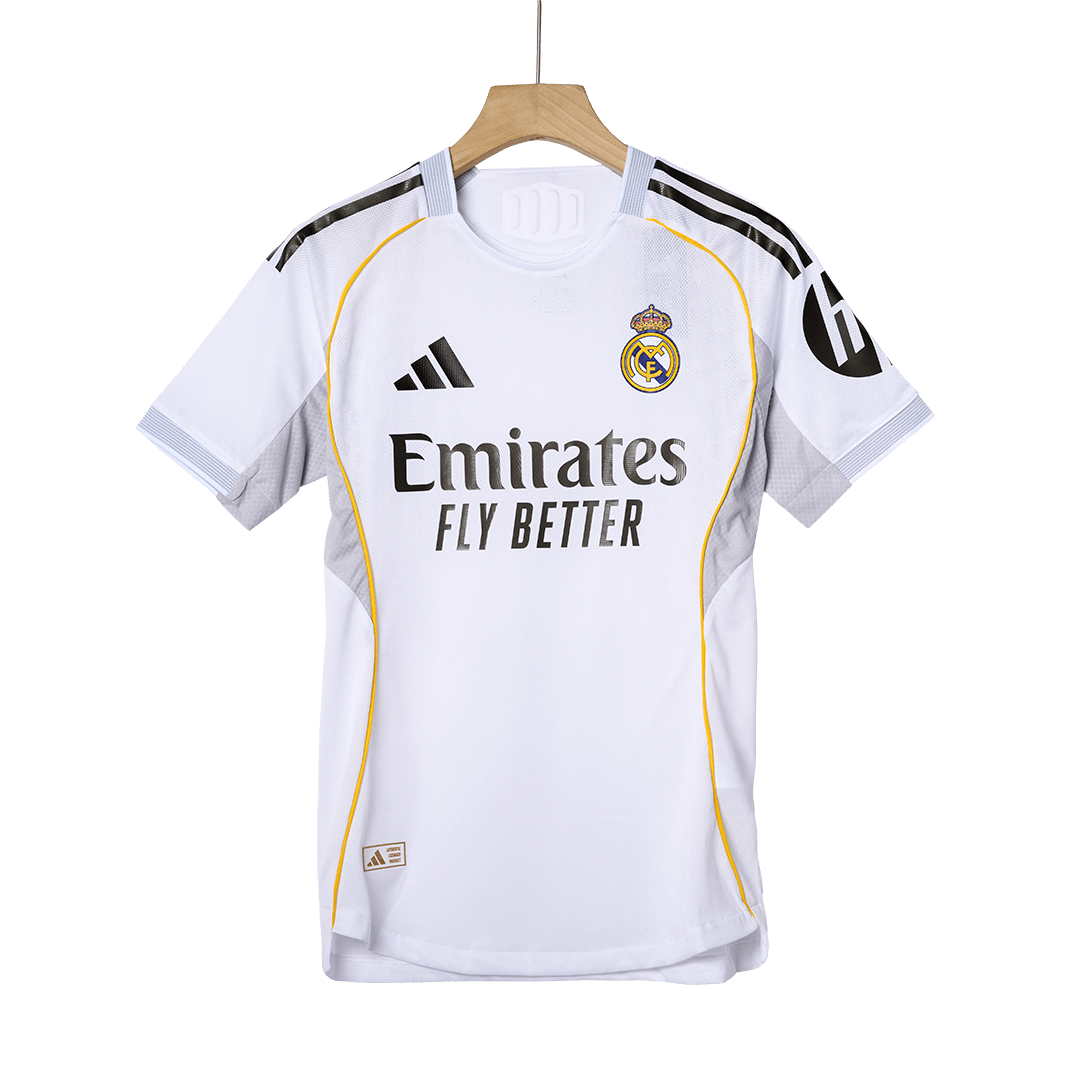 VALVERDE #8 Authentic Real Madrid Home Soccer Jersey 2025/26 White