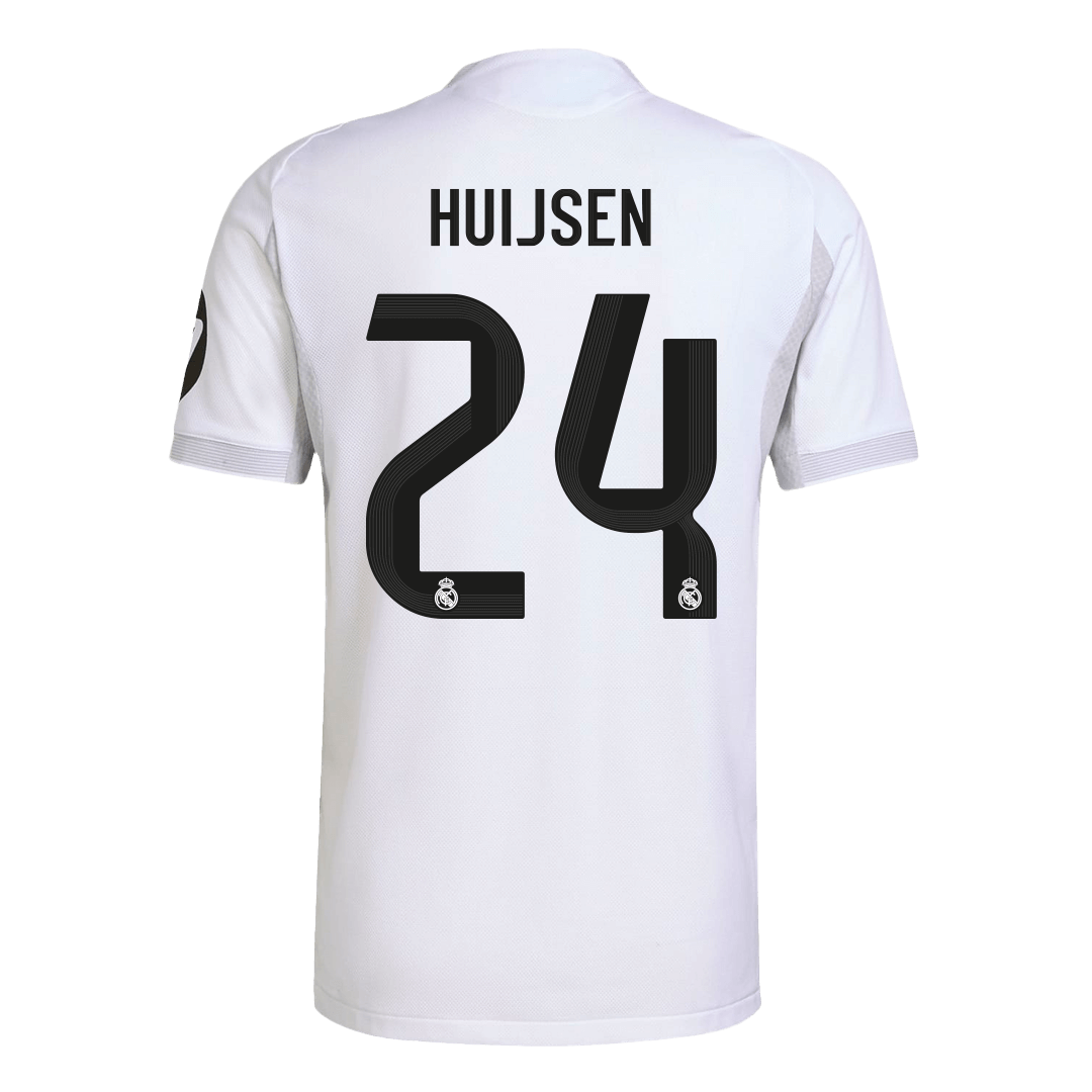 HUIJSEN #24 Authentic Real Madrid Home Soccer Jersey 2025/26 White