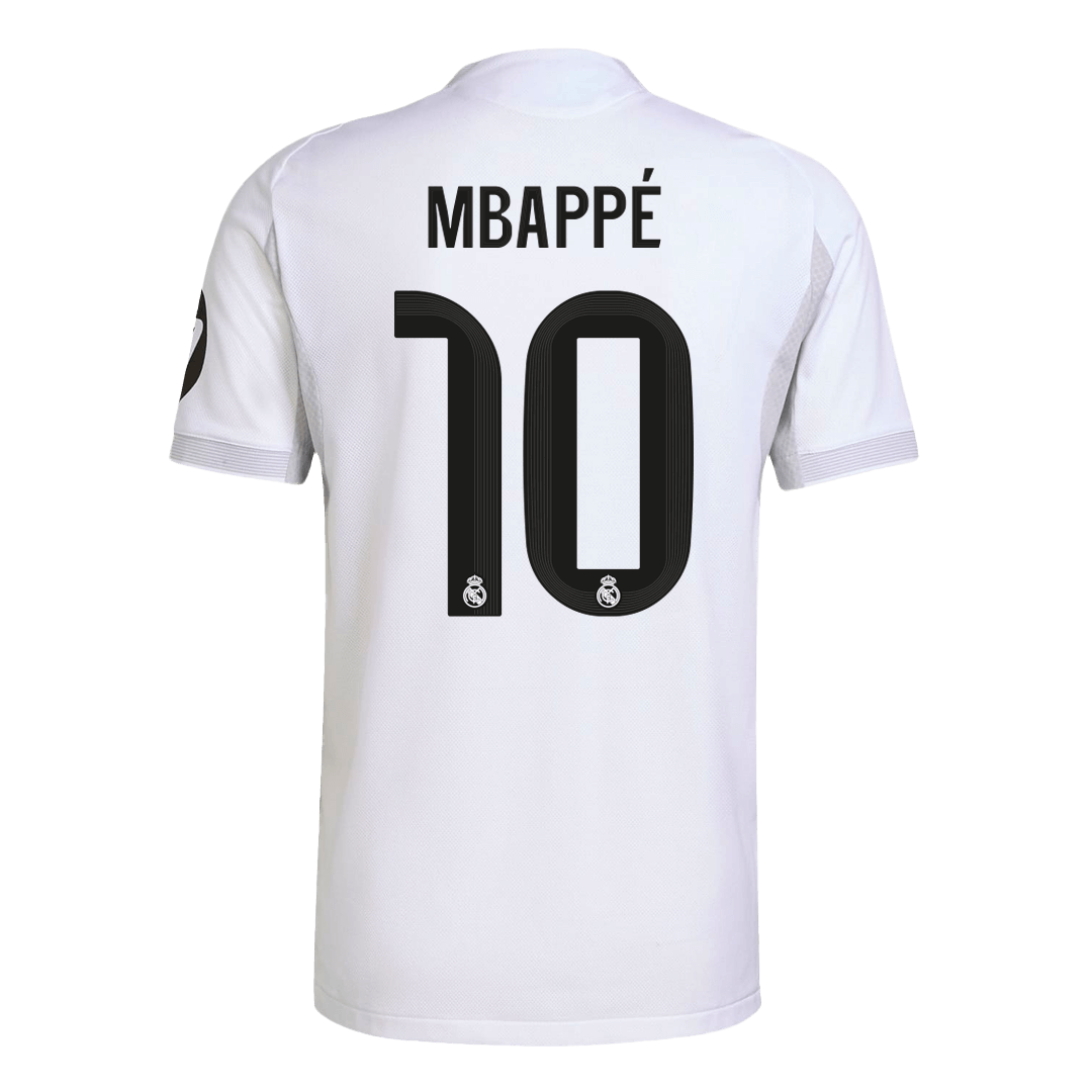 MBAPPÉ #10 Authentic Real Madrid Home Soccer Jersey 2025/26 White