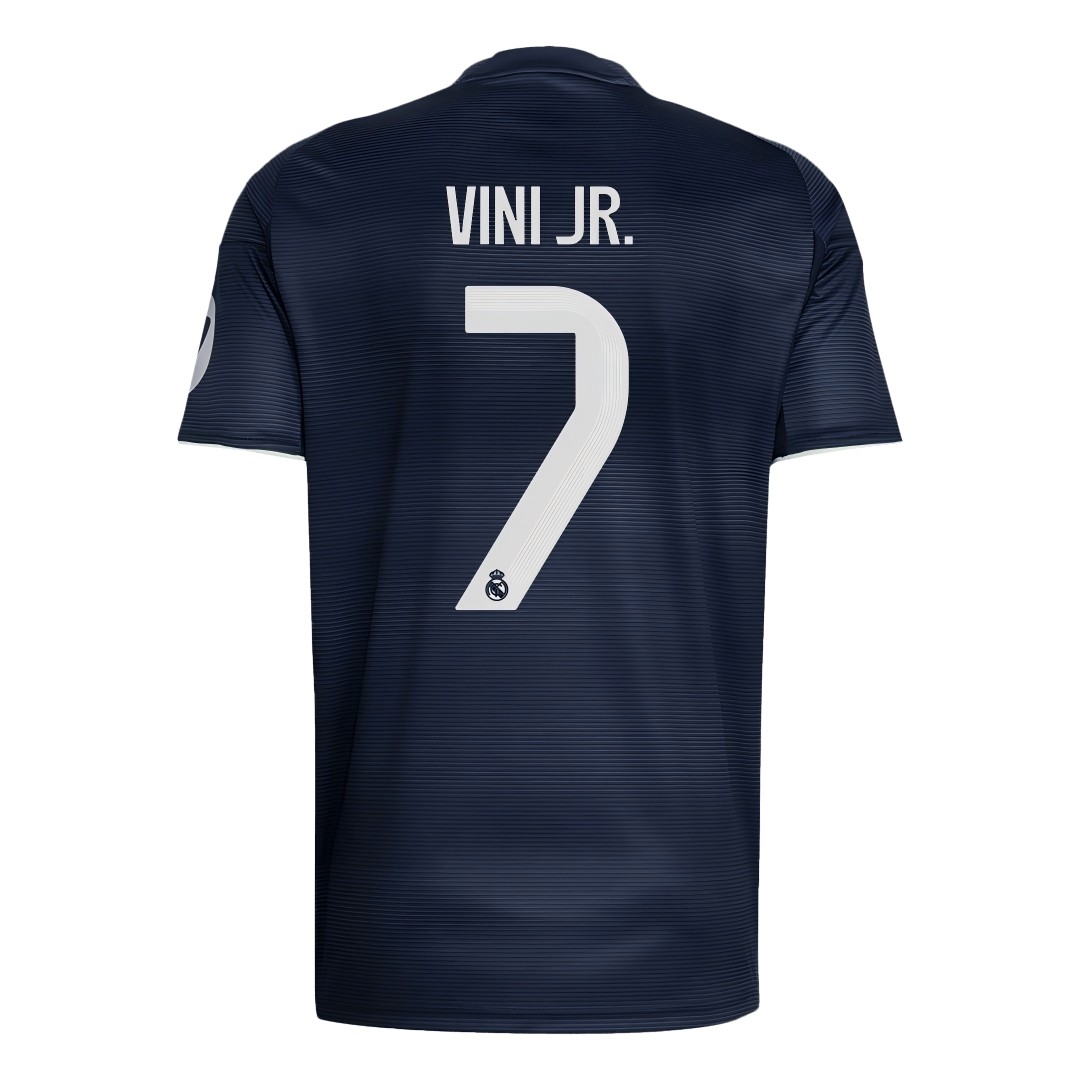 VINI JR. #7 Real Madrid Away Soccer Jersey 2025/26 Navy