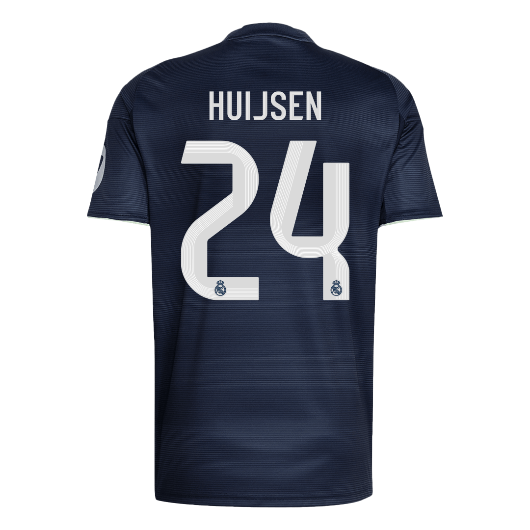 HUIJSEN #24 Real Madrid Away Soccer Jersey 2025/26 Navy