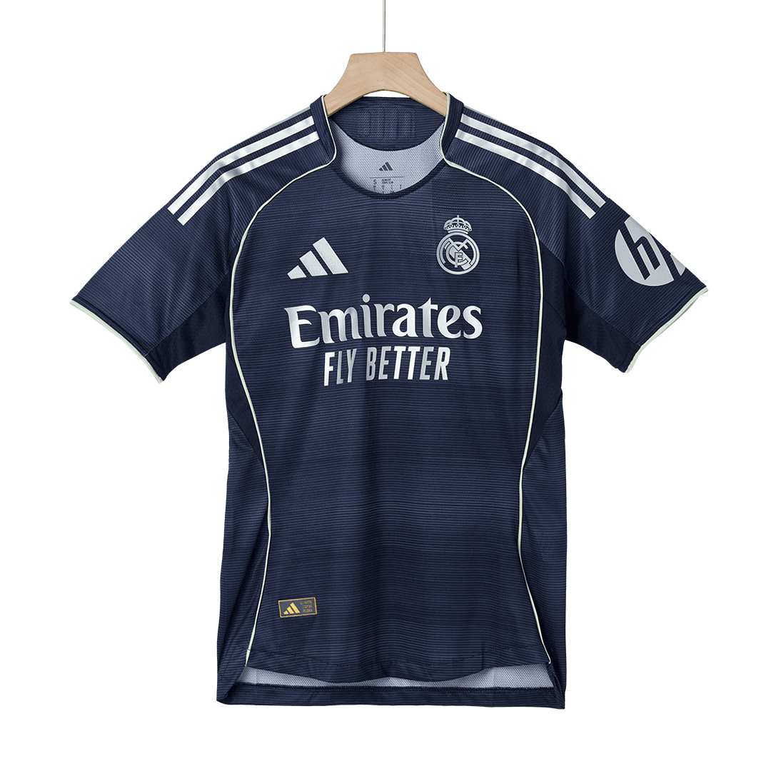 HUIJSEN #24 Authentic Real Madrid Away Soccer Jersey 2025/26 Navy