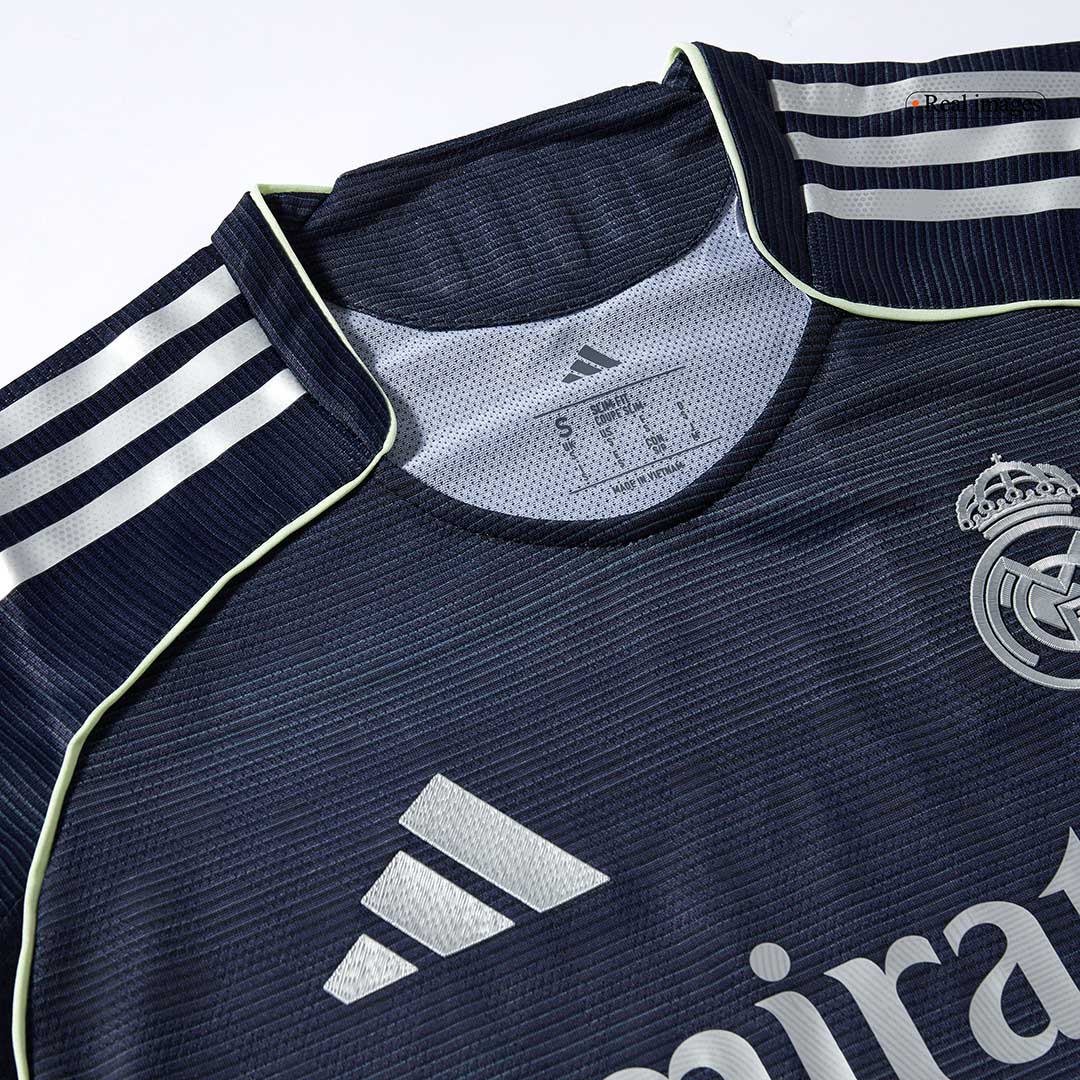 HUIJSEN #24 Authentic Real Madrid Away Soccer Jersey 2025/26 Navy