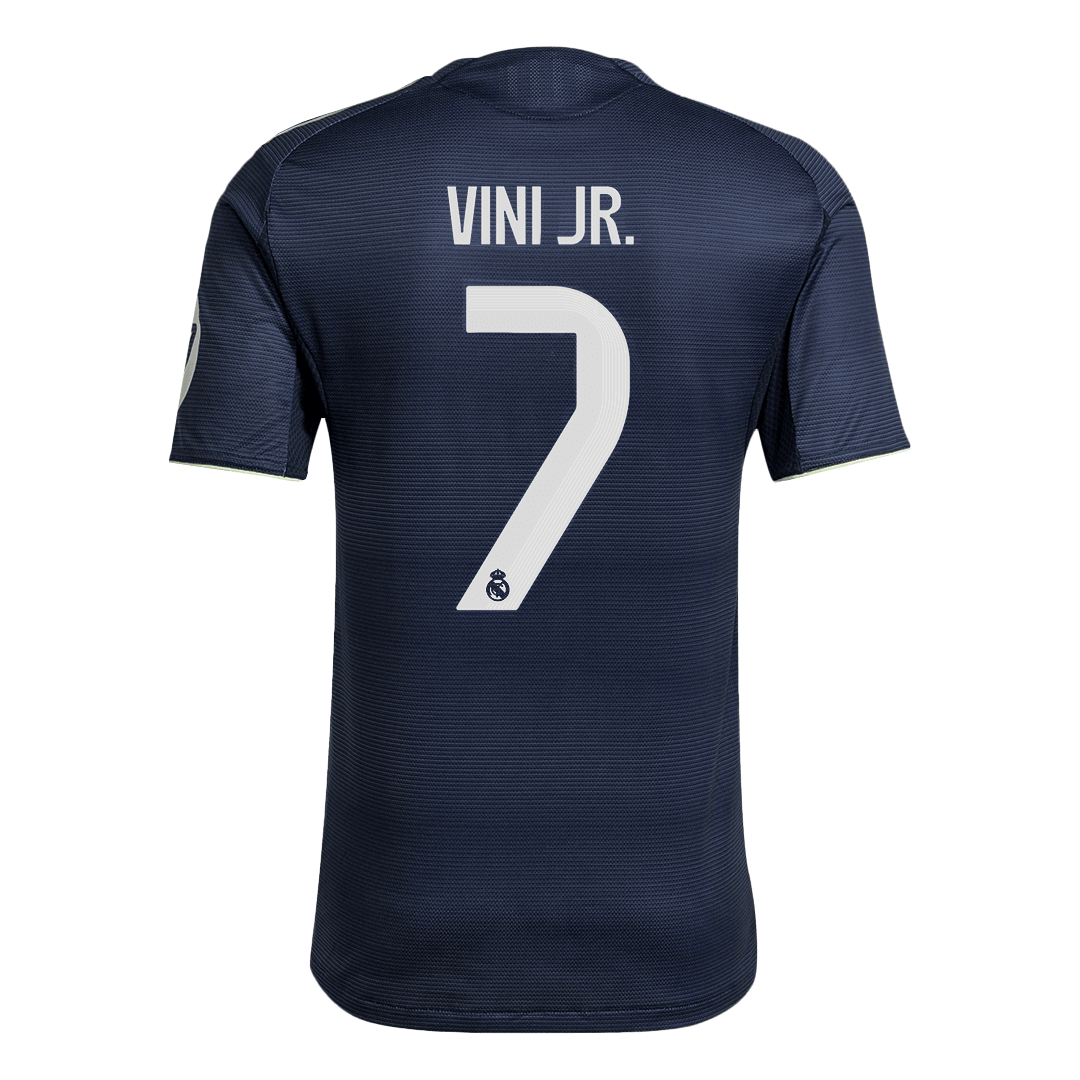 VINI JR. #7 Authentic Real Madrid Away Soccer Jersey 2025/26 Navy