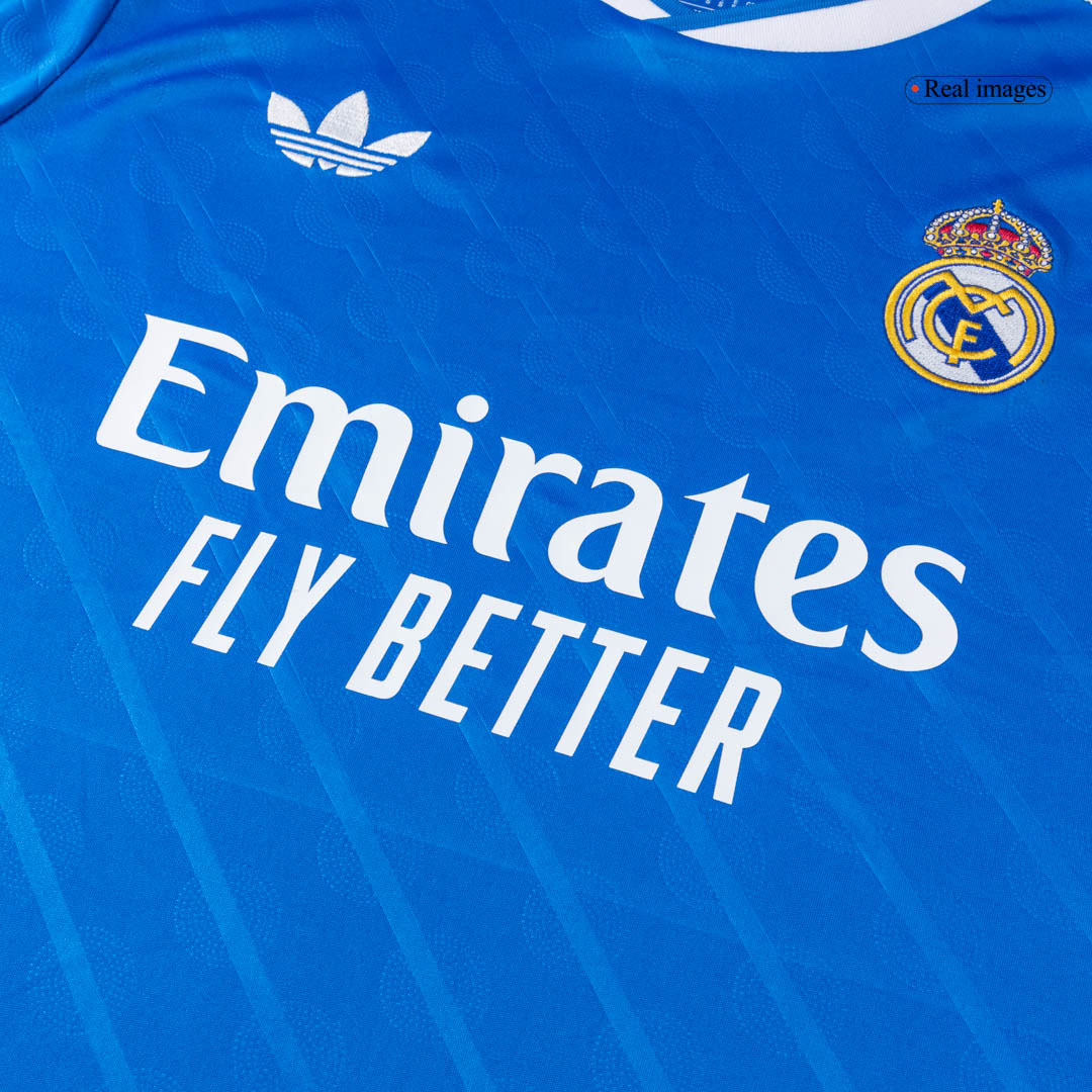 F. MENDY #23 Real Madrid Third Away Soccer Jersey 2025/26 Blue