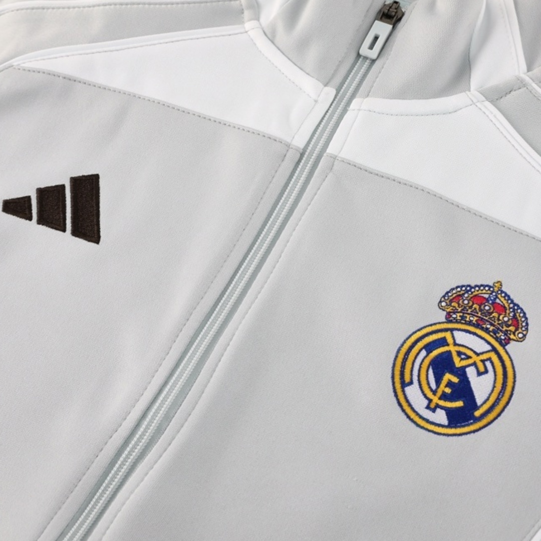 Real Madrid Training Jacket Kit(Jacket+Pants) 07 Gray 2025/26