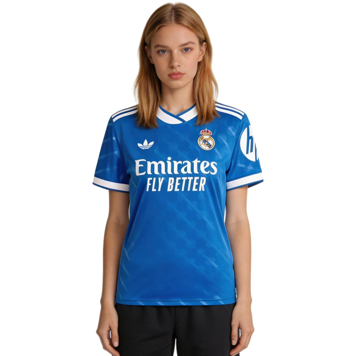 Women's 25/26 Real Madrid Third Away Soccer Jersey Blue