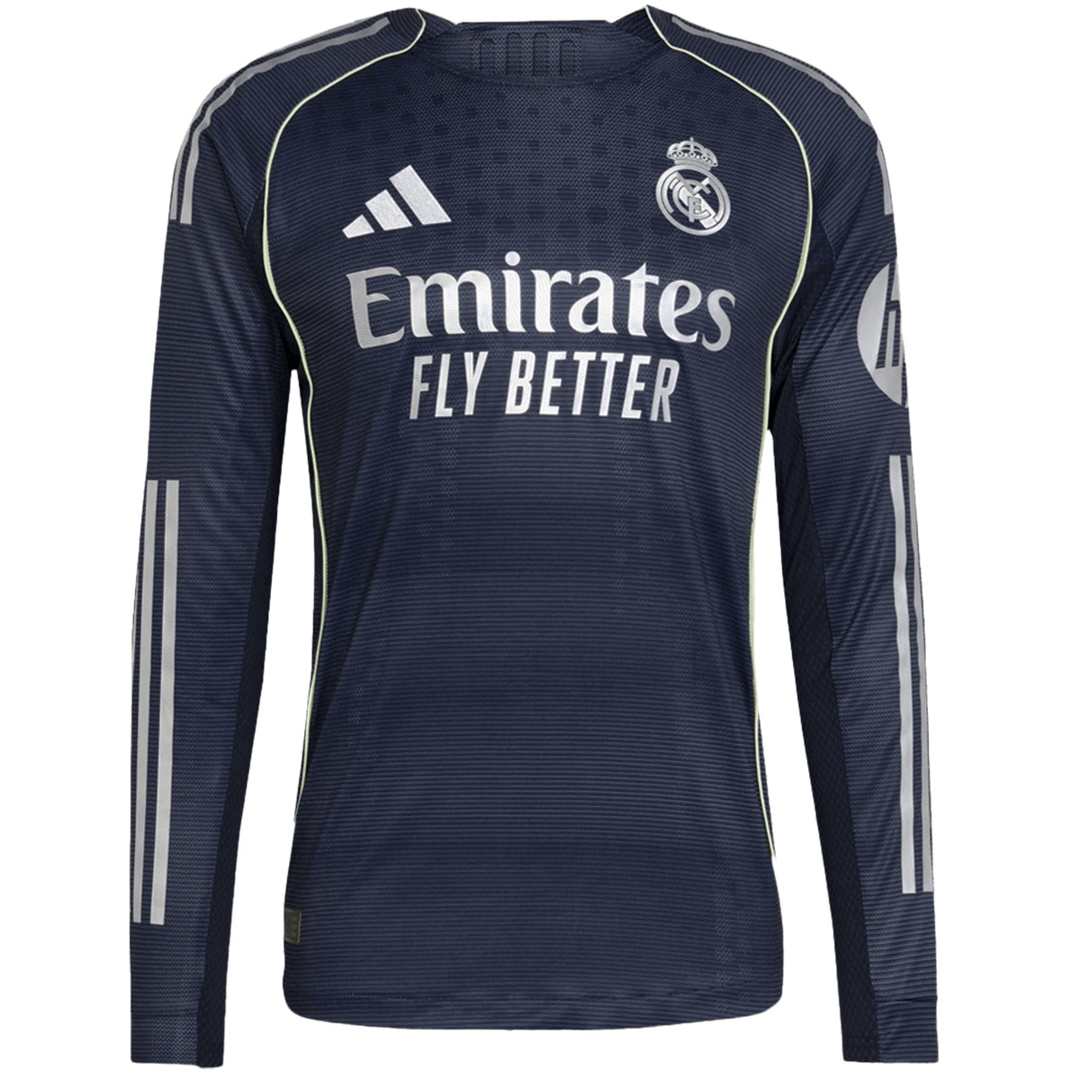 Player Version 25/26 Real Madid Away Long Sleeve Soccer Jesey Navy