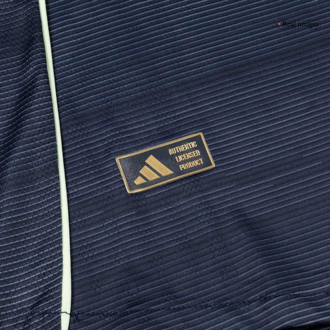Player Version 25/26 Real Madid Away Long Sleeve Soccer Jesey Navy