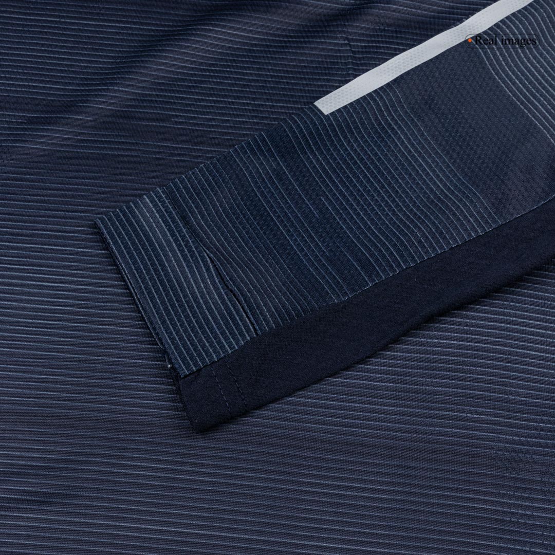 Player Version 25/26 Real Madid Away Long Sleeve Soccer Jesey Navy