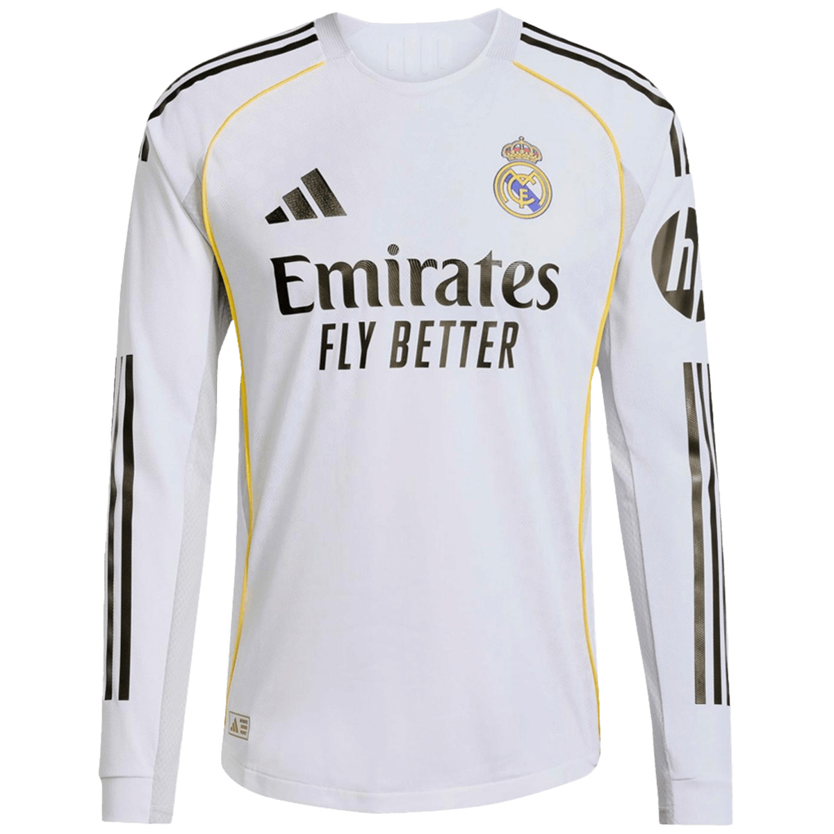 Player Version 25/26 Real Madid Home Long Sleeve Soccer Jesey White