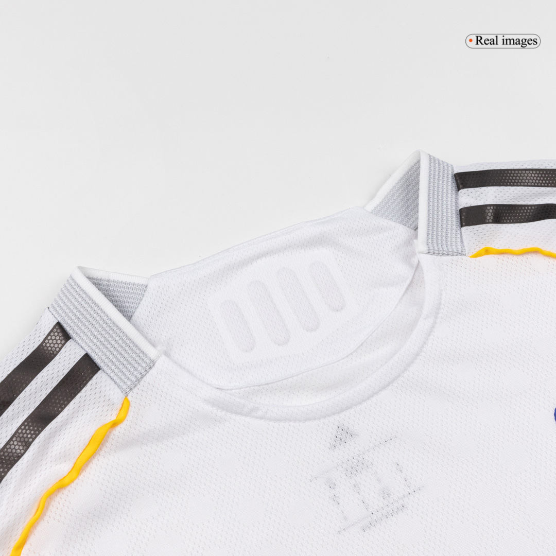 Player Version 25/26 Real Madid Home Long Sleeve Soccer Jesey White