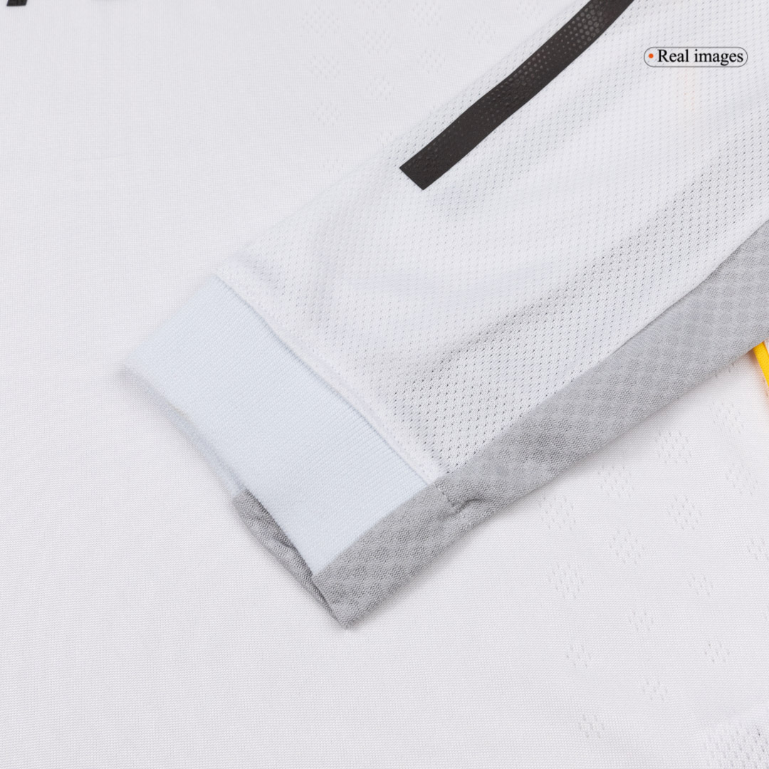 Player Version 25/26 Real Madid Home Long Sleeve Soccer Jesey White