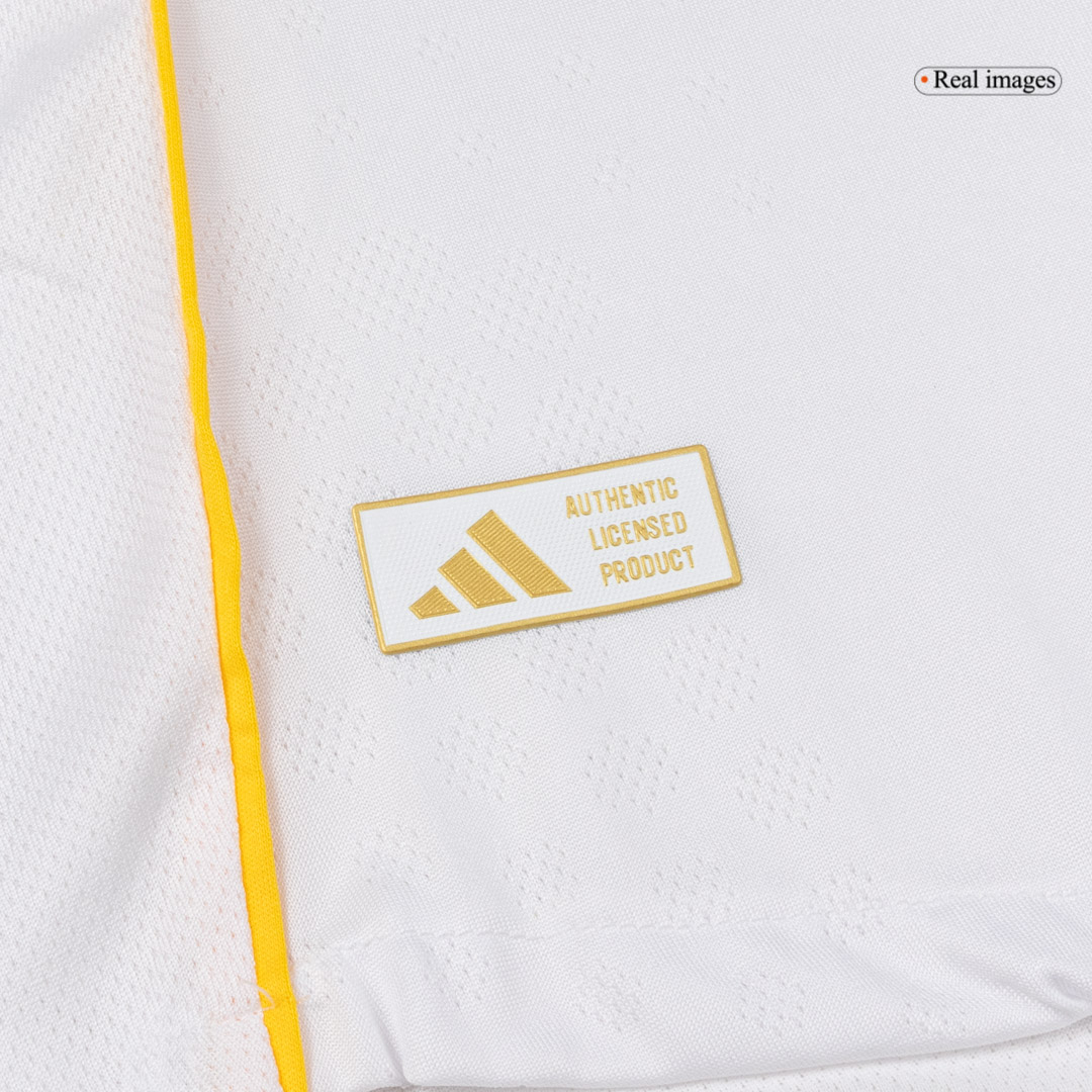 Player Version 25/26 Real Madid Home Long Sleeve Soccer Jesey White