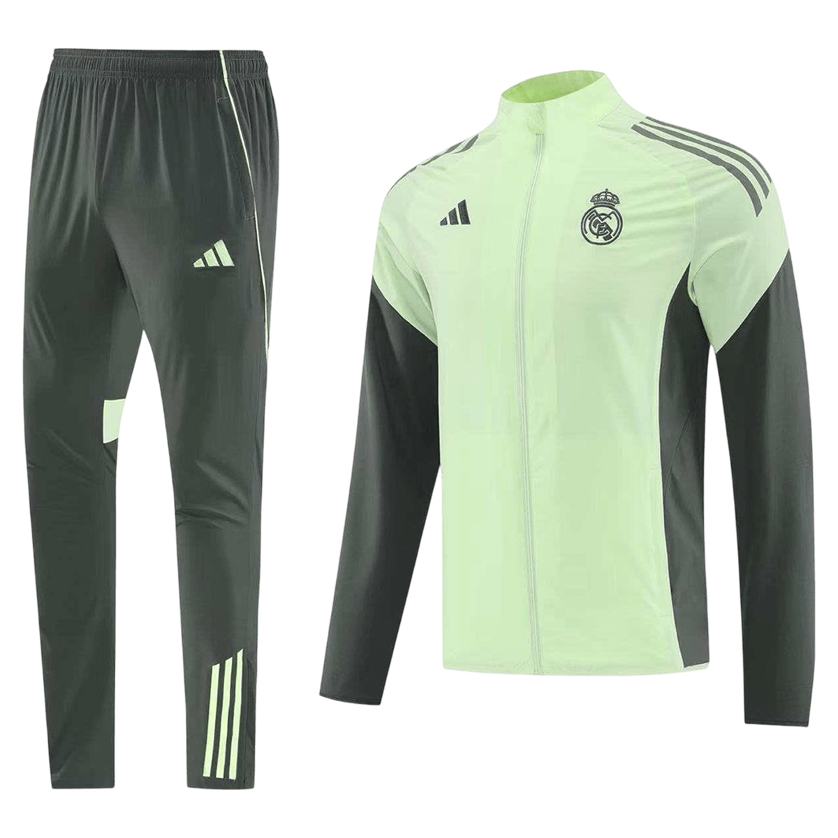 Real Madrid Training Tracksuit Kit(Top+Pants) 25/26 Light Green