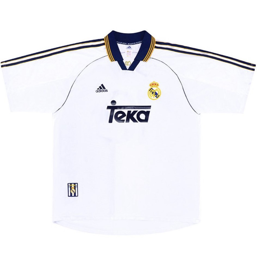 J.M. GUTI #14 Retro Real Madrid Home Jersey 1998/00