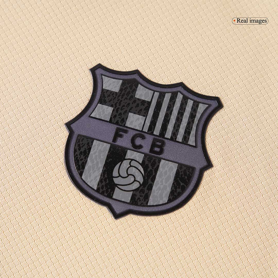 RAPHINHA #11 Barcelona Away Soccer Jersey 2025/26 Yellow - UCL