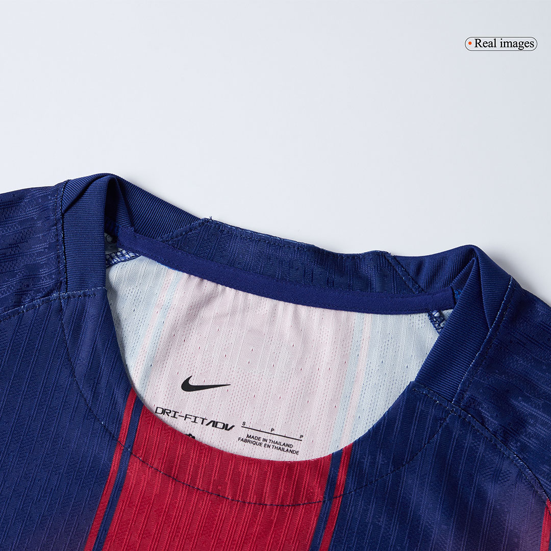 CUBARSÍ #2 Authentic Barcelona Home Soccer Jersey 2025/26 Red&Blue - UCL