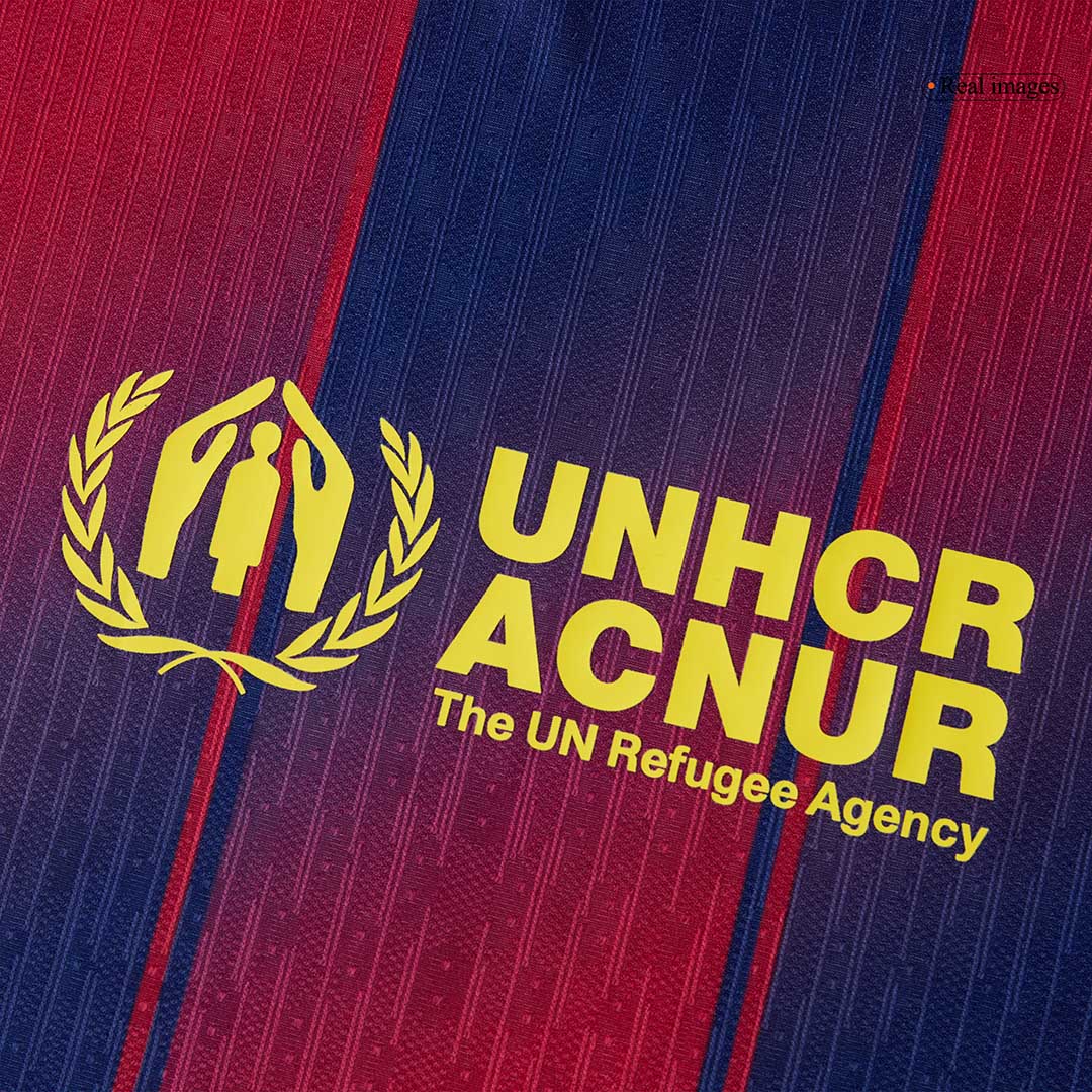 CUBARSÍ #2 Authentic Barcelona Home Soccer Jersey 2025/26 Red&Blue - UCL