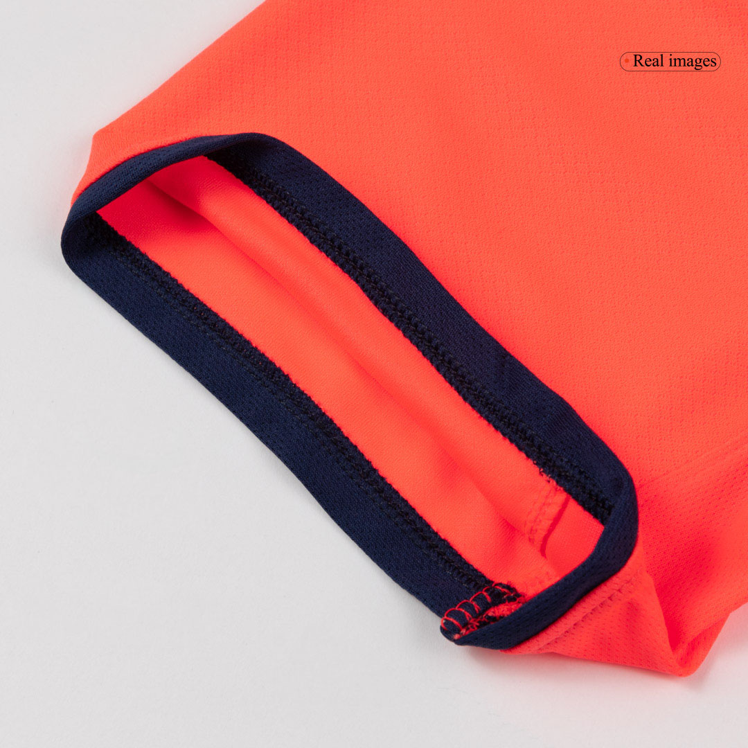 PEDRI #8 Barcelona Third Away Soccer Jersey 2025/26 Orange- UCL