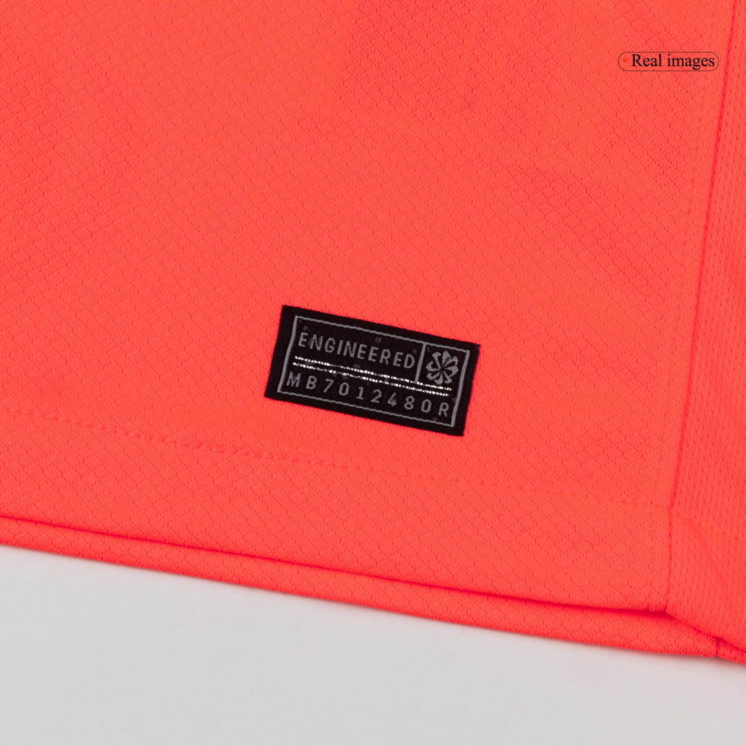 PEDRI #8 Barcelona Third Away Soccer Jersey 2025/26 Orange- UCL