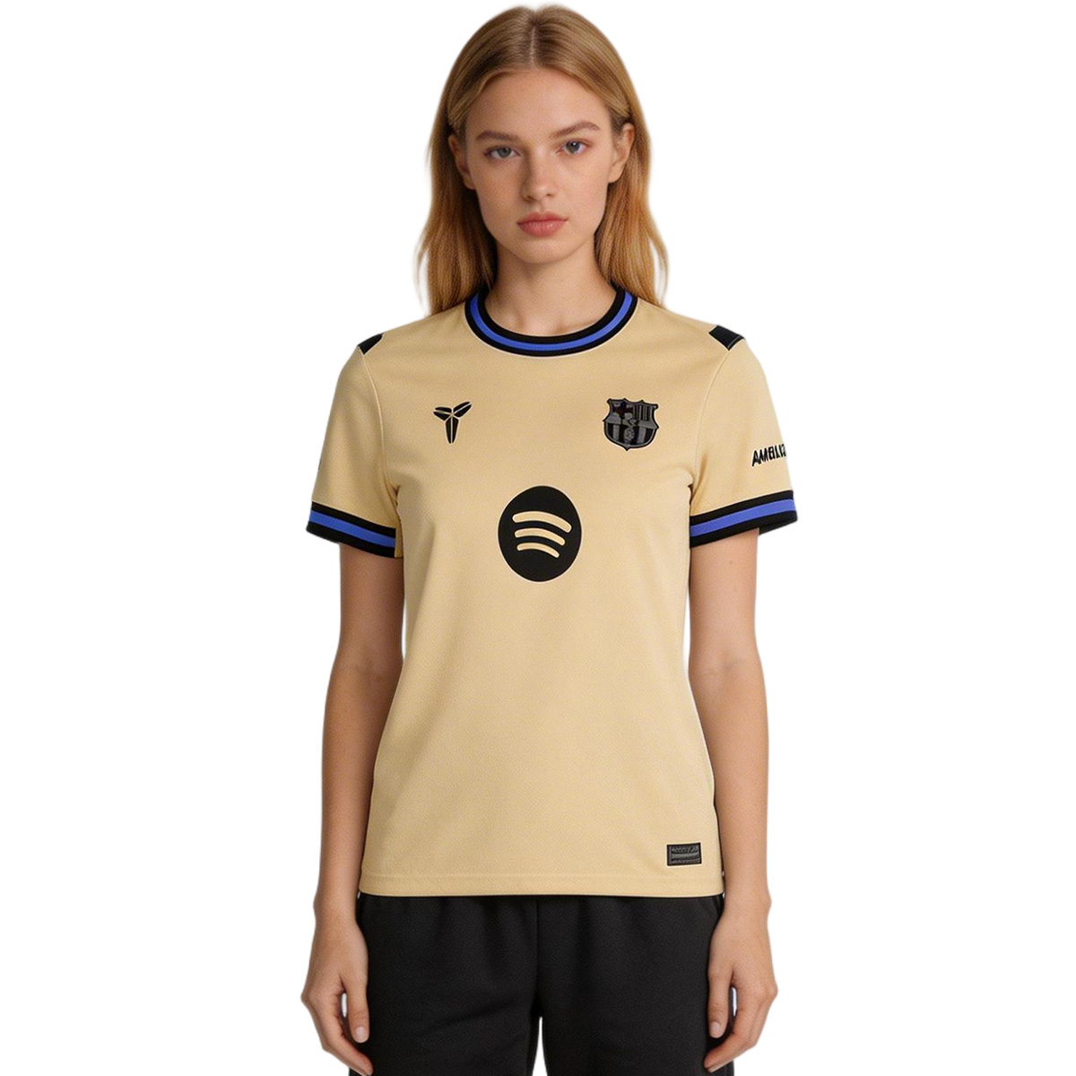 Women's 25/26 Barcelona Away Soccer Jersey Yellow