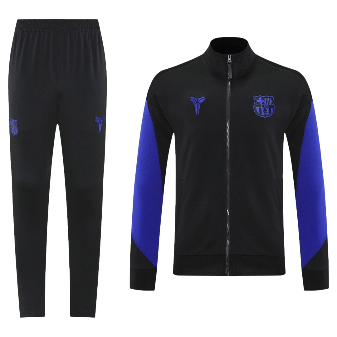 25/26 Barcelona Training Jacket Kit(Jacket+Pants) Black&Purple