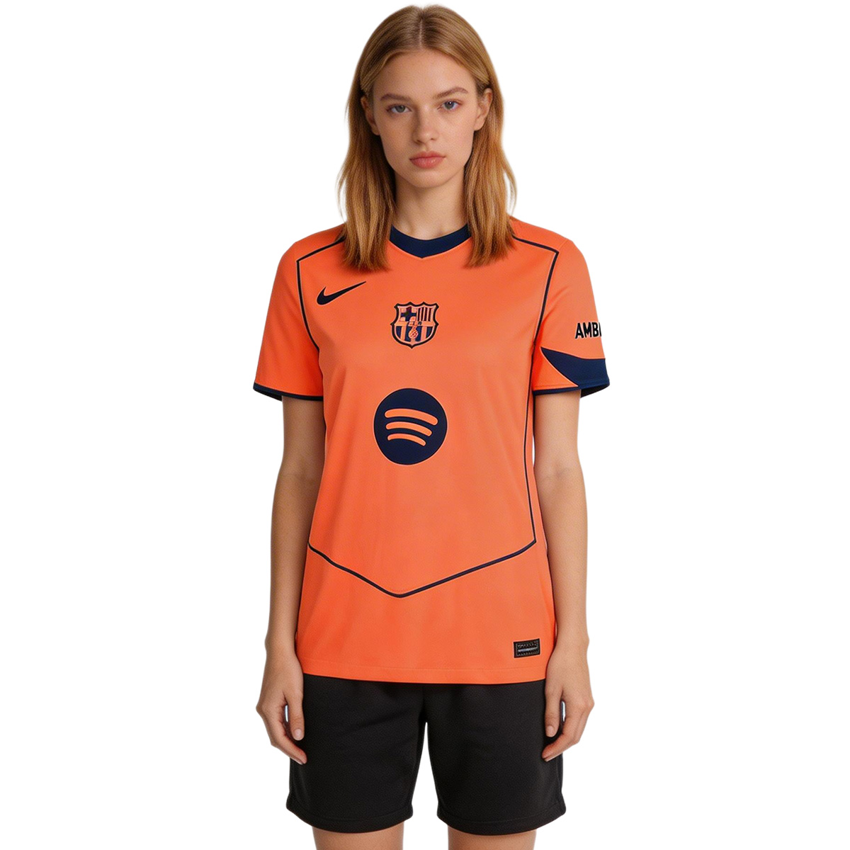 Women's 25/26 Barcelona Third Jersey Orange