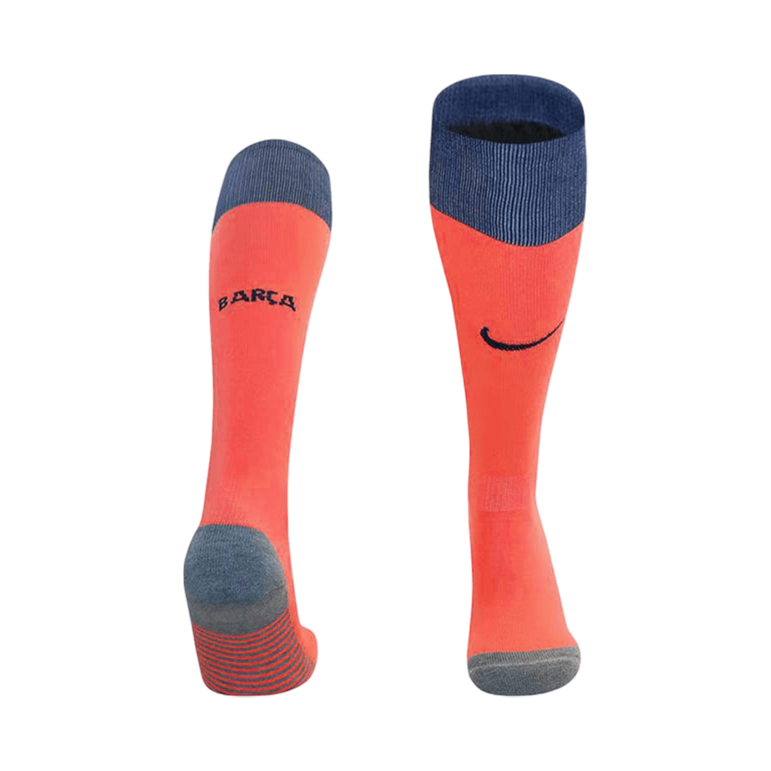 Kid's 25/26 Barcelona Third Socks Orange