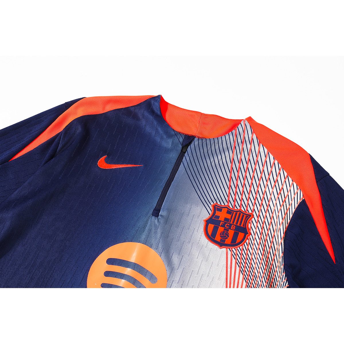 Barcelona 1/4 Zipper Sweatshirt Kit(Top+Pants) Purple 2025/26