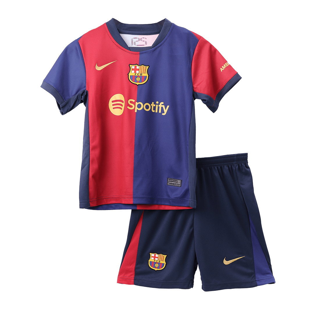 Kids Barcelona Home Full Kit 2024/25