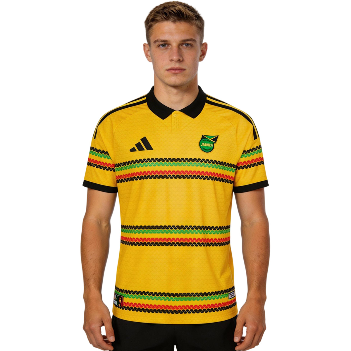 Player Version Jamaica Home Soccer Jersey World Cup 2026 Yellow
