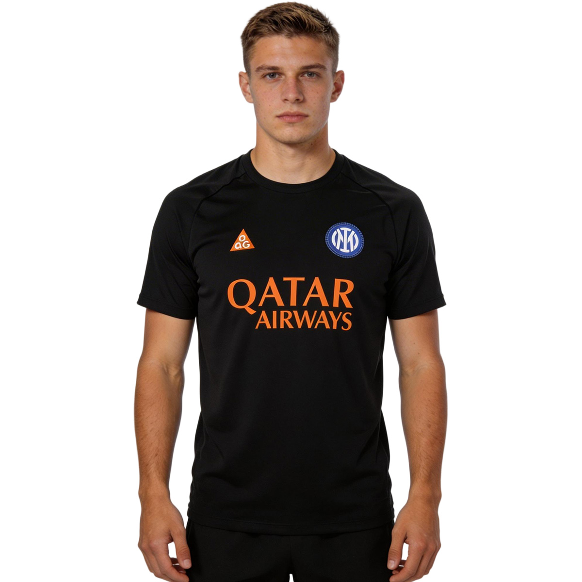 Inter Milan Pre-Match Soccer Jersey 25/26 Black