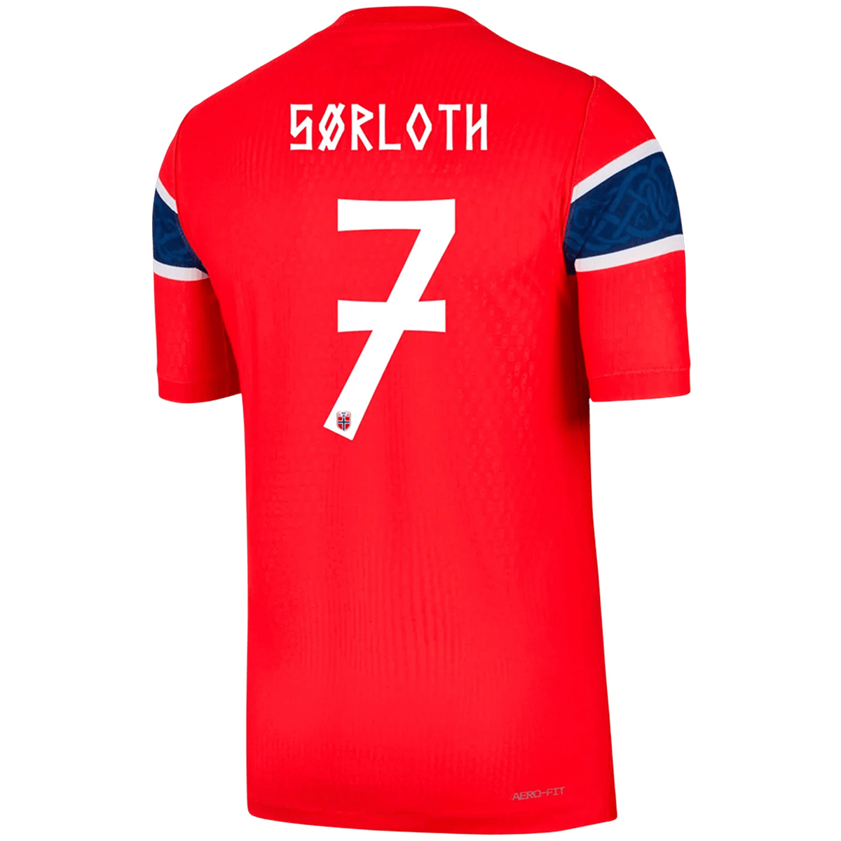 SØRLOTH #7 Player Version Norway Home Soccer Jersey World Cup 2026 Red