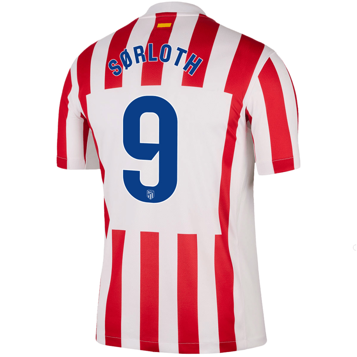 SØRLOTH #9 Atletico Madrid Home Soccer Jersey 2025/26 Red&White