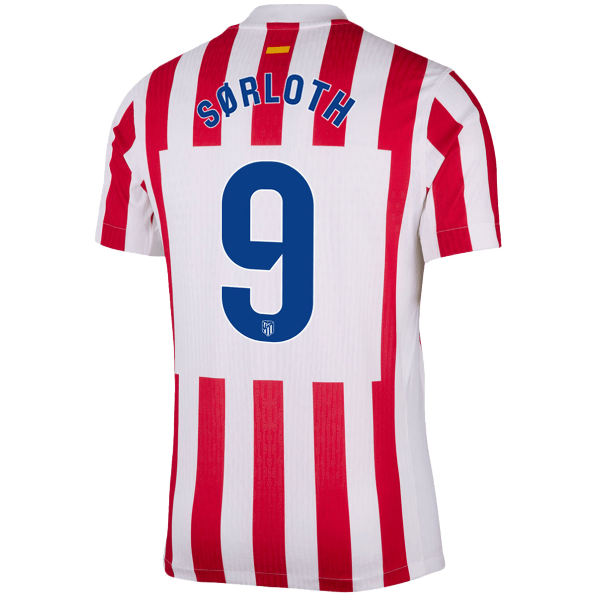 SØRLOTH #9 Player Version  Atletico Madridl Home Soccer Jersey 25/26 Red&White