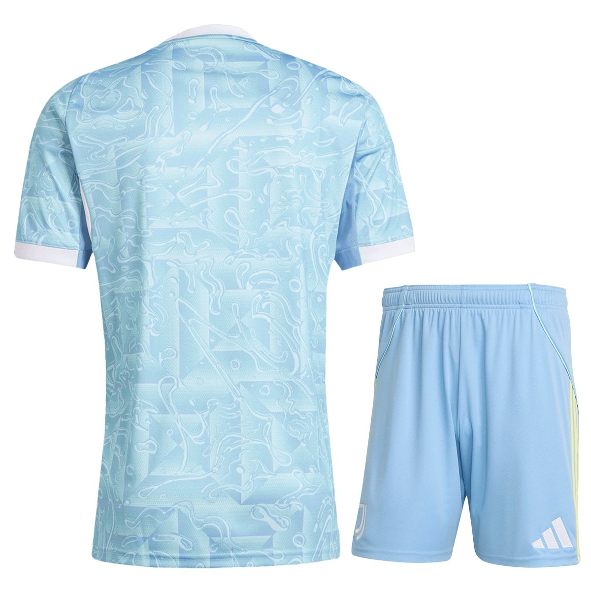 Juventus Away Soccer Jersey Kit(Jersey+Shorts) 25/26 Blue