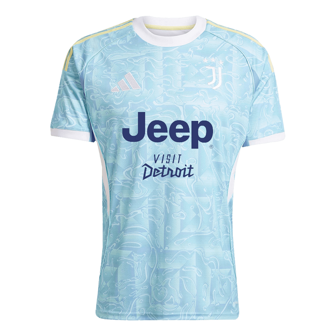 Juventus Away Soccer Jersey Kit(Jersey+Shorts) 25/26 Blue