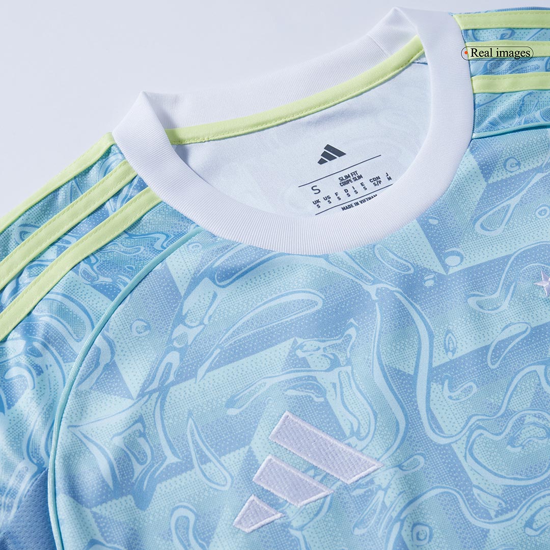 Juventus Away Soccer Jersey Kit(Jersey+Shorts) 25/26 Blue