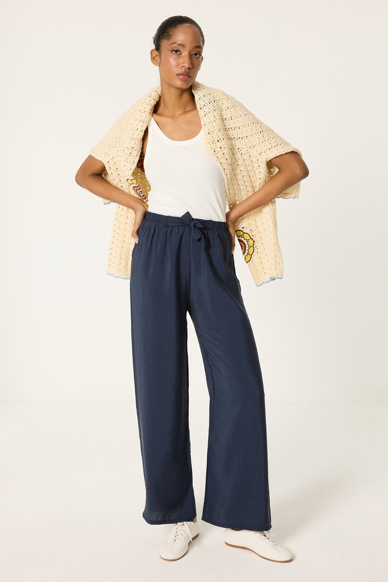 MODAL PANTS WITH ELASTIC WAISTBAND
