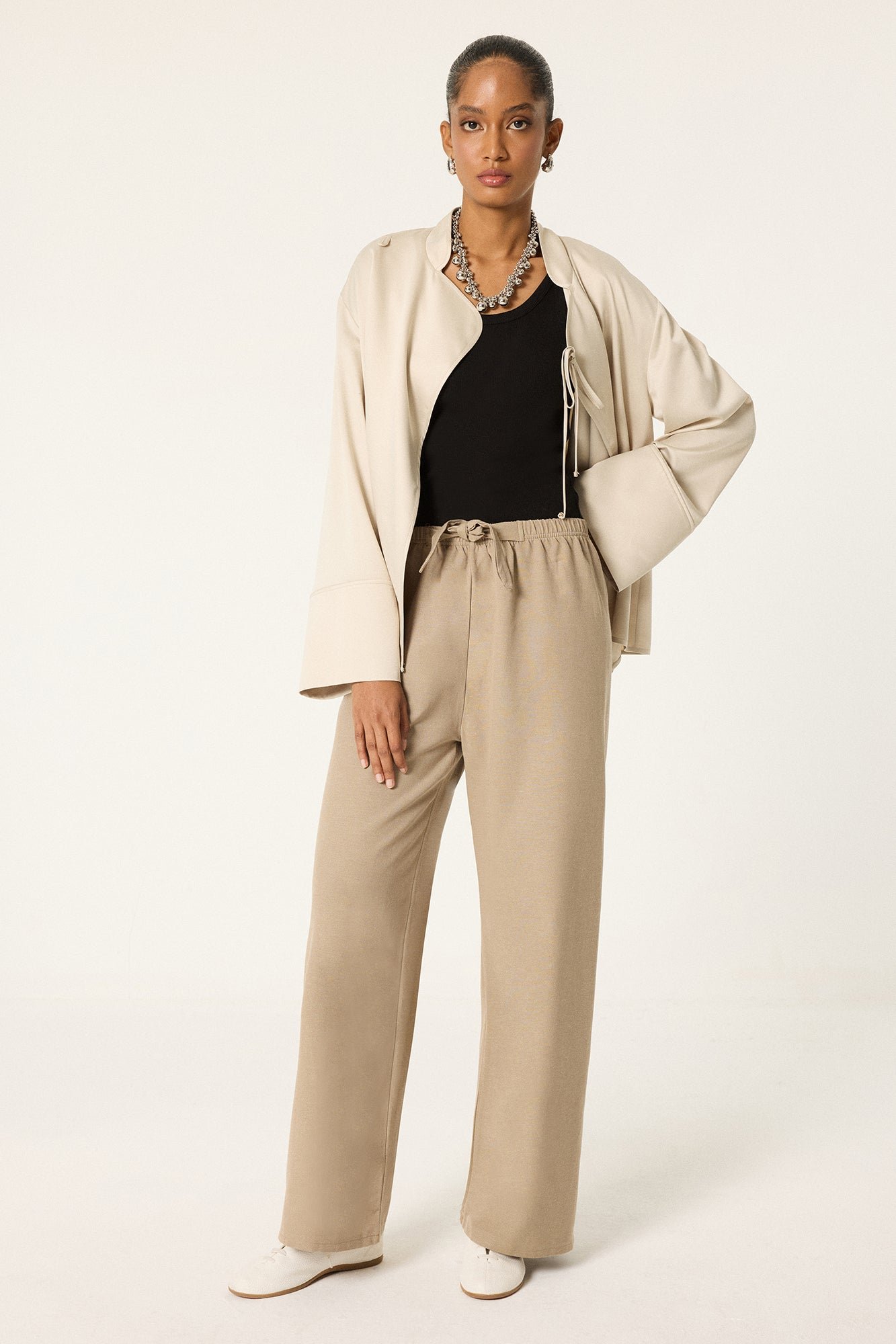 WIDE LEG MODAL PANTS