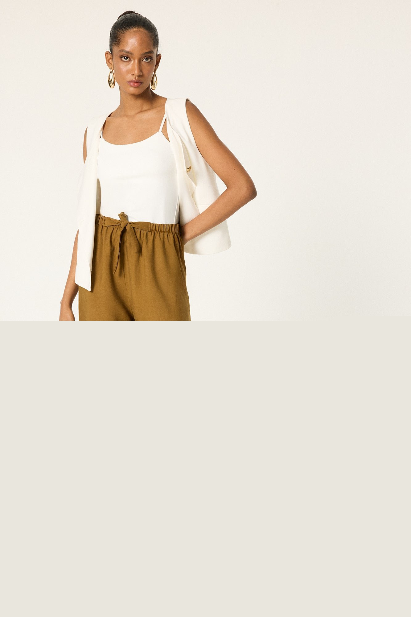 MODAL PANTS WITH ELASTIC WAISTBAND