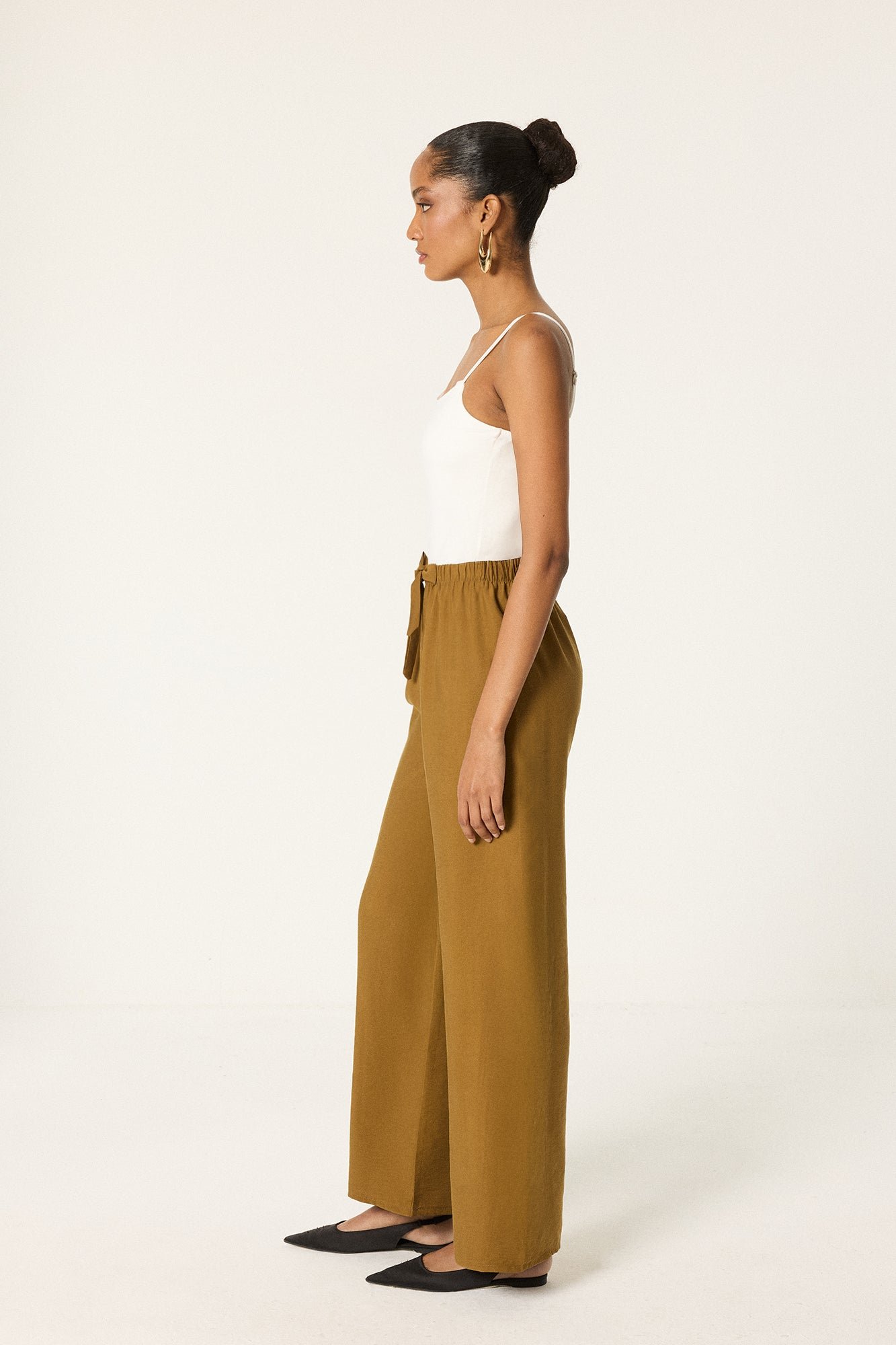 MODAL PANTS WITH ELASTIC WAISTBAND