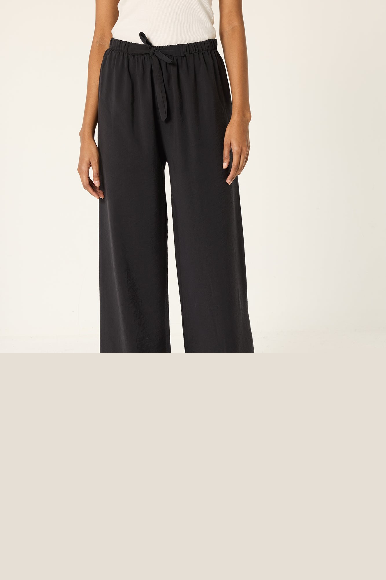 MODAL PANTS WITH ELASTIC WAISTBAND