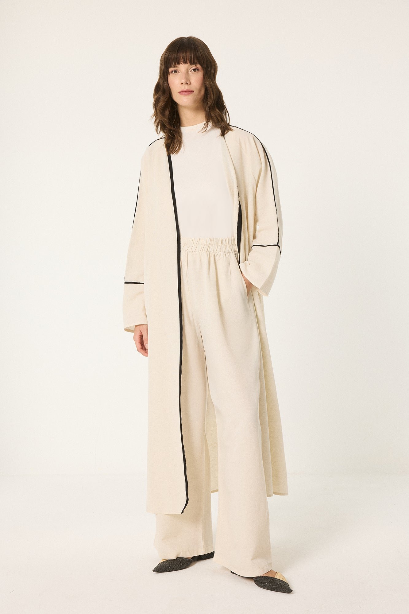 KIMONO AND TROUSER SET