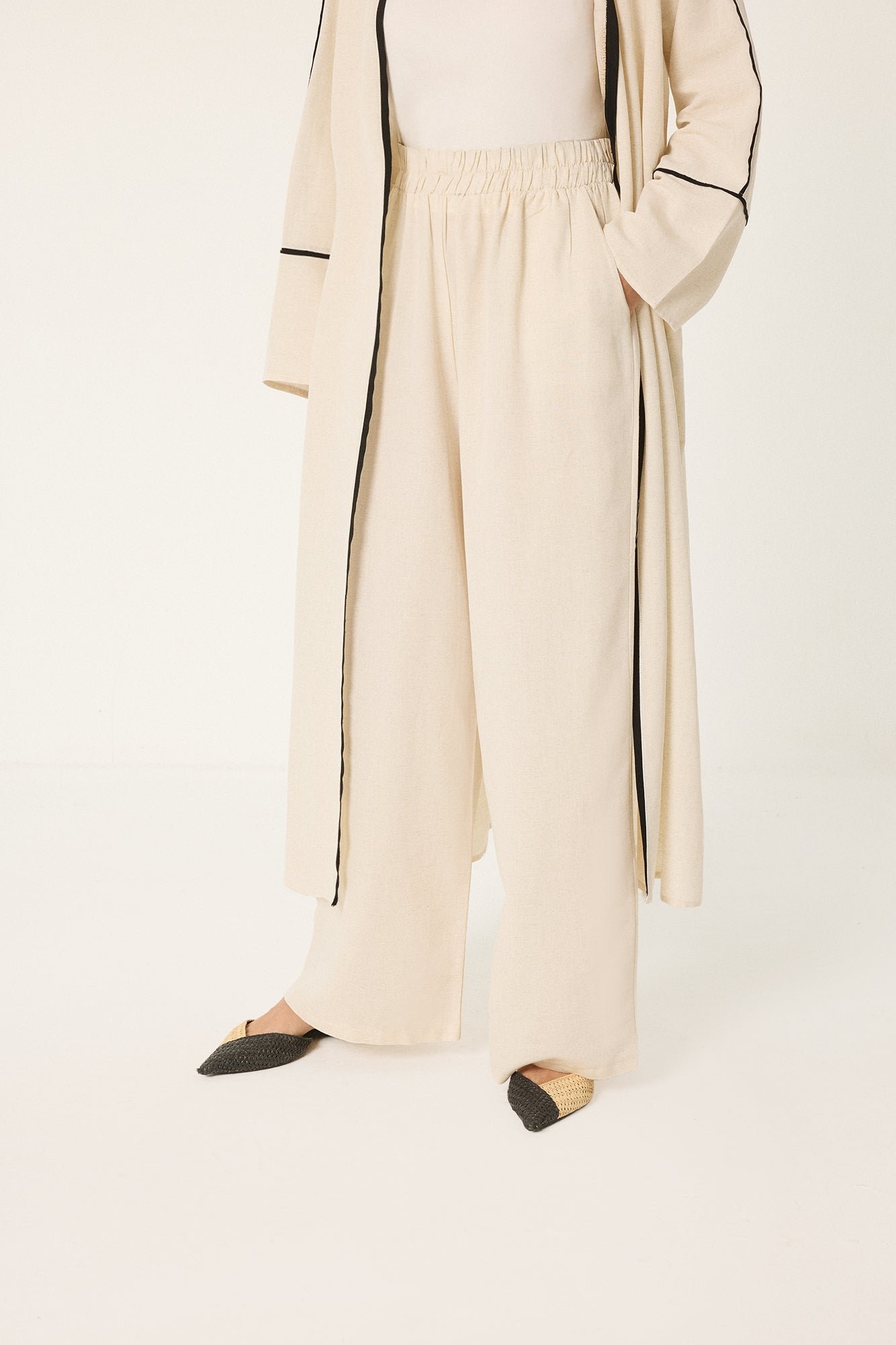 KIMONO AND TROUSER SET