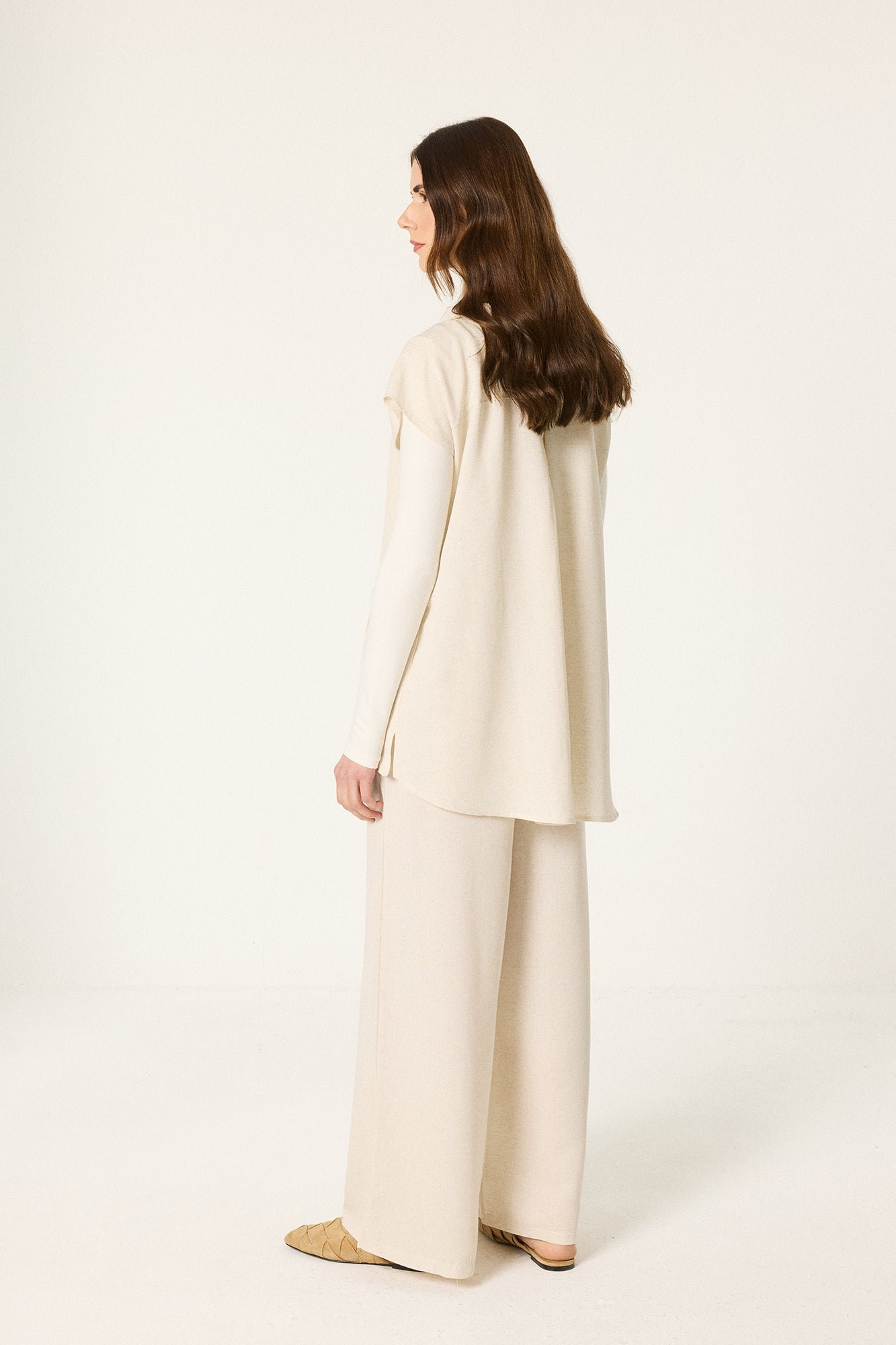 LINEN VEST AND PANTS SET